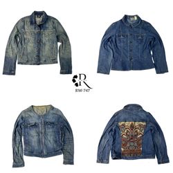Giubbotti in denim unici Y2K (RW-747)