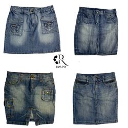 Y2K Britney Era Denim Midi Skirts (RW-751)