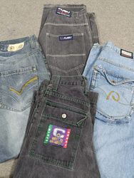#135 Men Baggy Designer Jeans