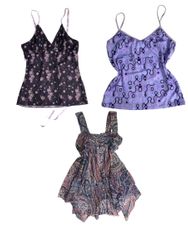 The Purple Blend! Y2K Tops S-1266