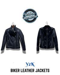 Y2K Biker Leather Jackets - UMW0001
