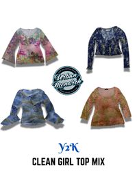 Y2K Clean Girl Tops Mix - UMW0002