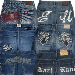 Y2K Baggy Hip Hop Jeans (E-36)