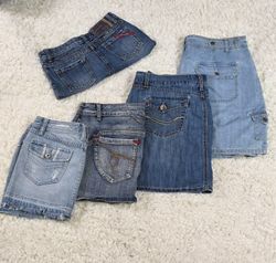 Gonna di jeans mini Y2k