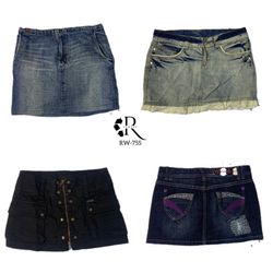 Y2K Britney Era Denim Mini Röcke (RW-755)