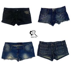 Y2K IT Girl Unique Micro Mini Shorts(Rw-757)