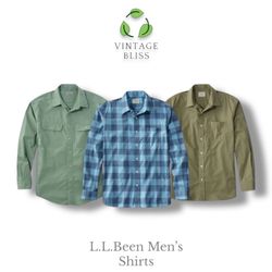 L.L Bean camisa de botão