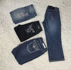 Y2k Capri-Jeans
