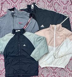 Nike and Adidas Track Jackets