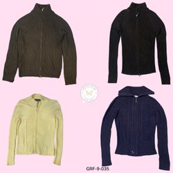Y2K Double Zipper Sweater – Vintage 2000s Streetwe..
