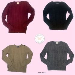 Y2K Aesthetic Cable Knit Sweater – Iconic Retro Wa..
