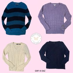 Y2K Vintage Cable Knit Sweater – Cozy Retro Aesthe..
