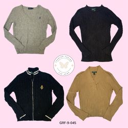 Y2K Polo Ralph Lauren Pullover – Vintage Retro-Ess..