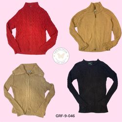 Y2K Double Zip Sweater – Seltenes Retro-Layering-S..