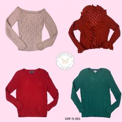 Pull en maille torsadée vintage Y2K – Indispensabl..
