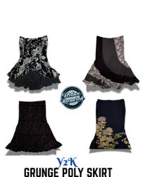 Y2K Grunge Poly Skirts - UMW0020