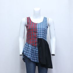 CR587 Contrast Harmony Upcycled Top