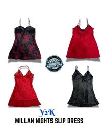Y2K Millan Nights Slip Dresses - UMW0030
