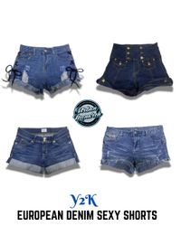 Y2K European Denim Sexy Shorts - UMW0040