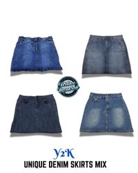 Y2K Unique Denim Skirts Mix - UMW0042