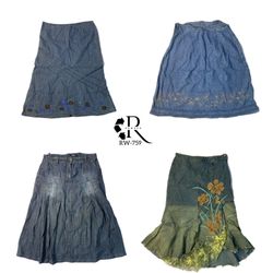 Y2K Einzigartige Denim-Röcke (RW-759)