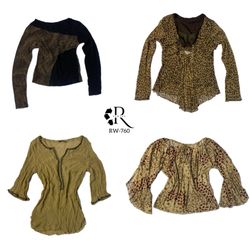 Y2K Grunge Langarmtops (RW-760)