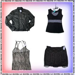 Punk Princess hauts, jupes, veste en cuir, pantalo..
