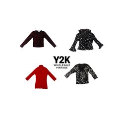 Y2K European Mesh Long sleep Tops (YWV35)