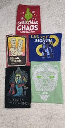 Wunderschöne bunte T-Shirts