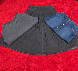 Gonne maxi in denim Y2k
