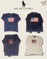 Pulls RALPH LAUREN avec drapeau - (TS-0210)