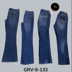 Jeans a zampa d'elefante blu estetica vintage - De..