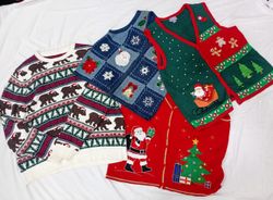 IQ0724 Y2K Weihnachtsnostalgie-Pullover
