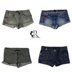 Y2K Britney Era Low-Rise Denim Short (RW-772)