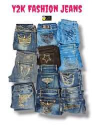 Y2K Fashion Jeans – Pantaloni vintage retro dei pr..