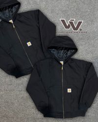Jackets Ativas na Cor Preta Estilo Rework da Carha..