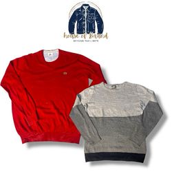 Branded and unbranded sweatshirts