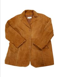Suede corduroy mix Jacket -19/9/25