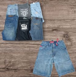 Shorts di denim e jeans