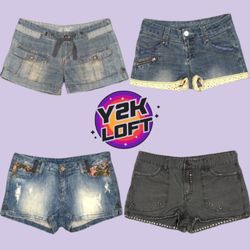 Y2K Unique Denim Hot Shorts