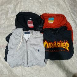 polo ralph lauren e felpe vintage mix