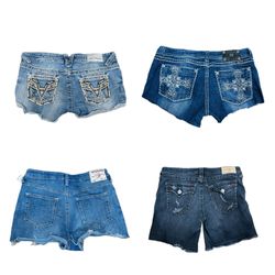Y2k denim shorts