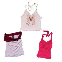 Tops de blush blossom Y2k