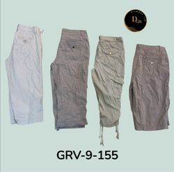 Trendy Women’s Cream Cargo Capri – Comfortable Sum..