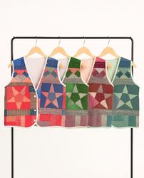 Upcycled Quilted Vests