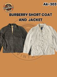 Burberry Short Coat And Jacket Ak-303