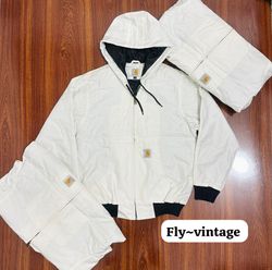 Rework Style Active Carhartt White Jackets