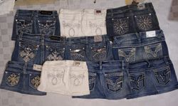 VIGOSS AND OTHER BRAND MINI SKIRTS (MR829)