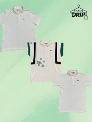 Lacoste White Polo Shirts [TD-143]