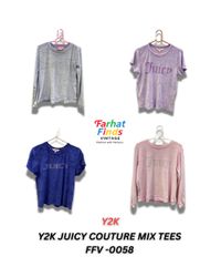Y2K JUICY COUTURE MIX TEES - FFV 0058